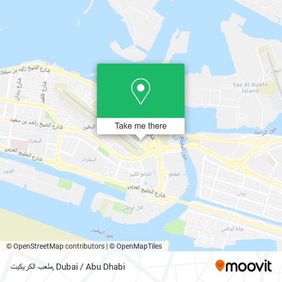 ملعب الكريكيت map