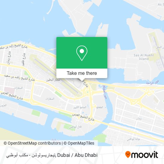 تيجاريسولوشن - مكتب أبوظبي map