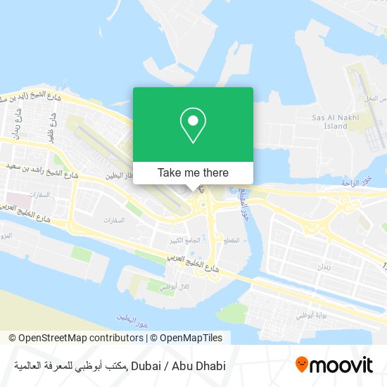 مكتب أبوظبي للمعرفة العالمية map