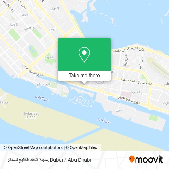 مدينة اتحاد الخليج للستائر map