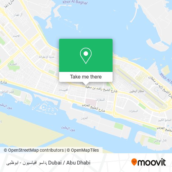 داسو افياسيون - ابوظبى map