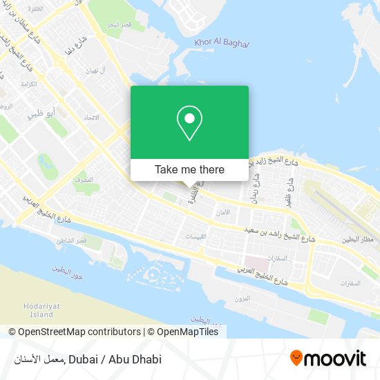 معمل الأسنان map