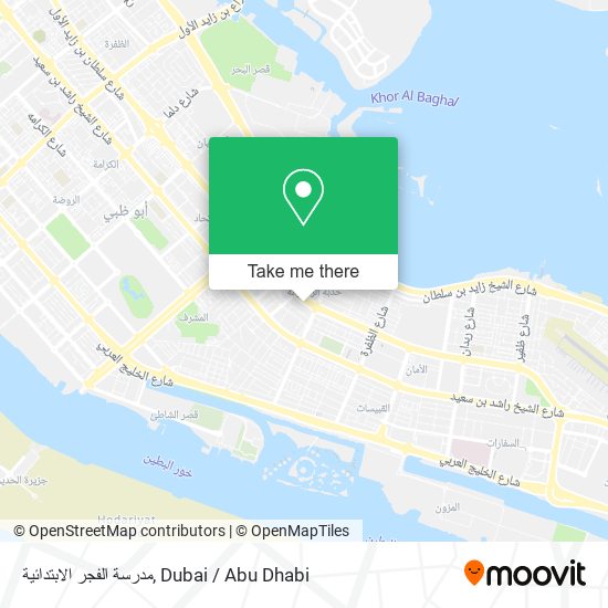 مدرسة الفجر الابتدائية map