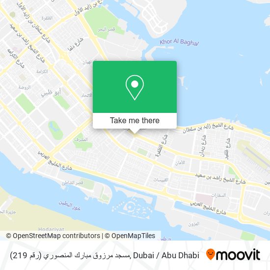مسجد مرزوق مبارك المنصوري (رقم 219) map