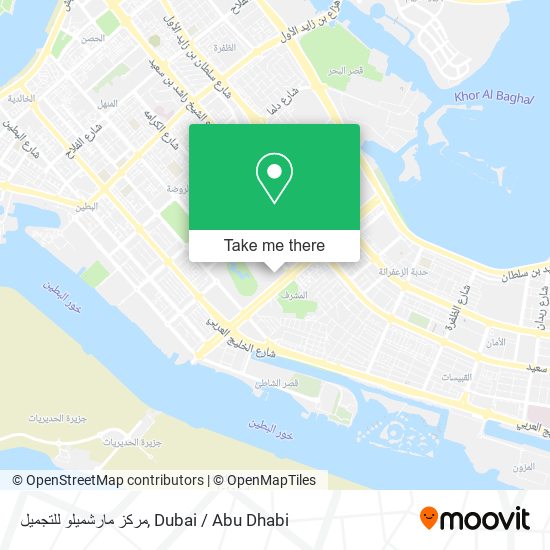 مركز مارشميلو للتجميل map