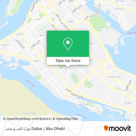 بيرل تايم ريزيدنس map