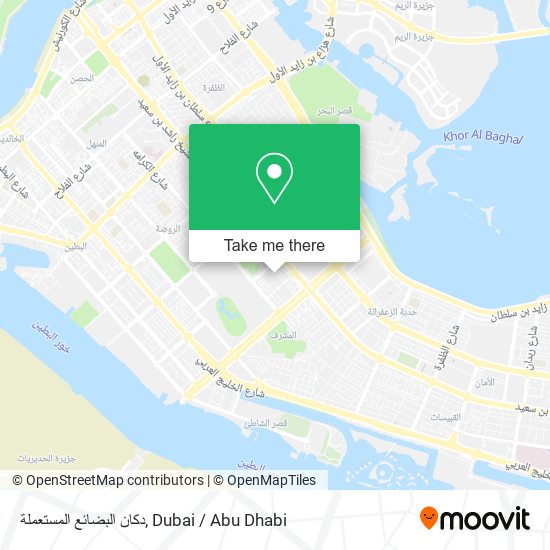 دكان البضائع المستعملة map