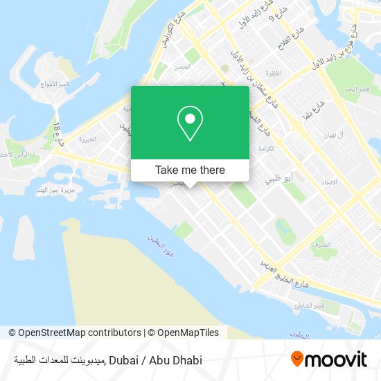 ميدبوينت للمعدات الطبية map