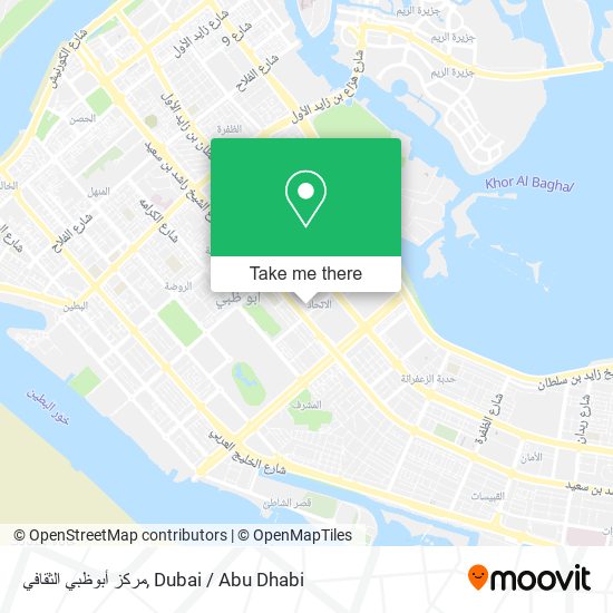 مركز أبوظبي الثقافي map