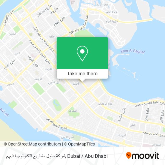 شركة حلول مشاريع التكنولوجيا ذ.م.م map