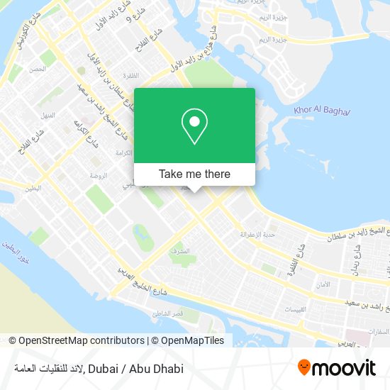 لاند للنقليات العامة map