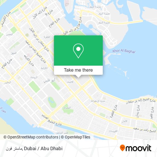 ماستر فون map