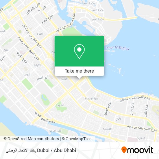 بنك الاتحاد الوطني map