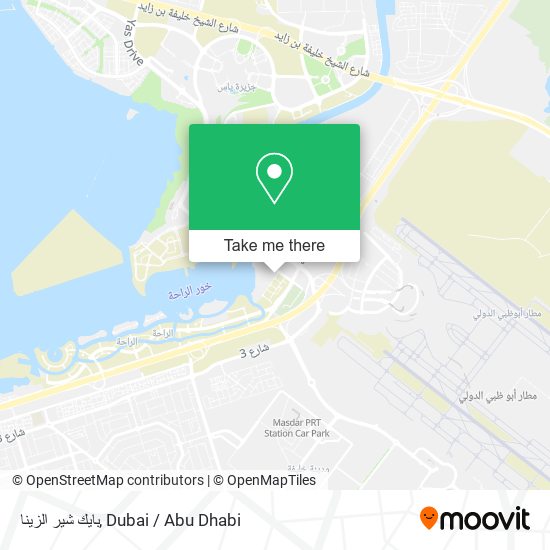 بايك شير الزينا map