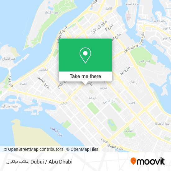 مكتب ديتكون map