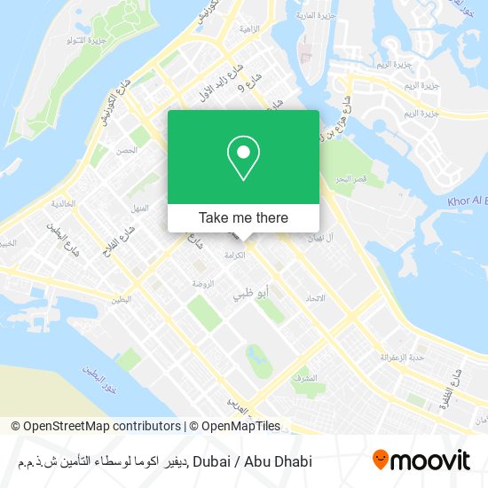 ديفير اكوما لوسطاء التأمين ش.ذ.م.م map
