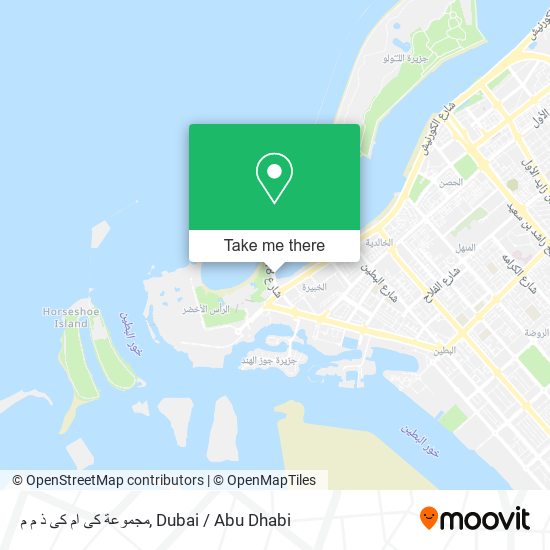 مجموعة كى ام كى ذ م م map