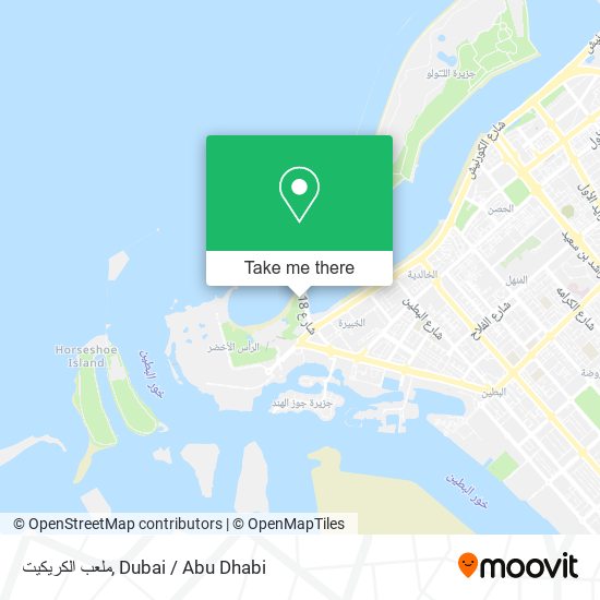 ملعب الكريكيت map
