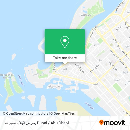 معرض الهلال للسيارات map