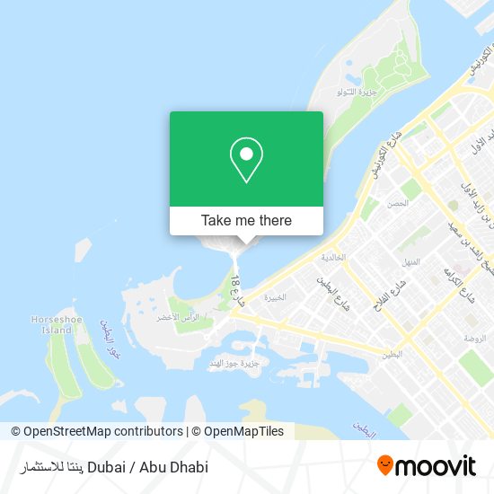 بنتا للاستثمار map