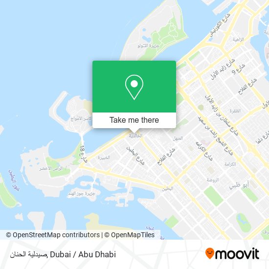 صيدلية الحنان map