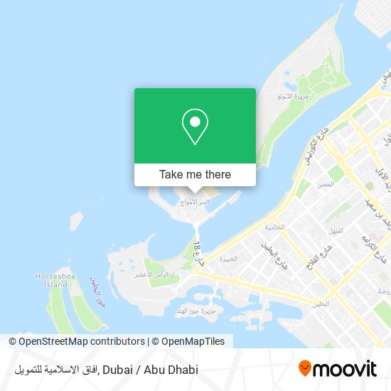 افاق الاسلامية للتمويل map