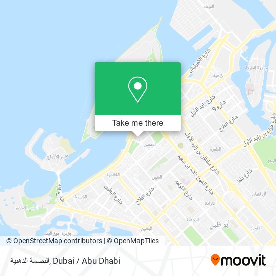 البصمة الذهبية map