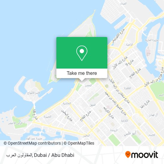 المقاولون العرب map