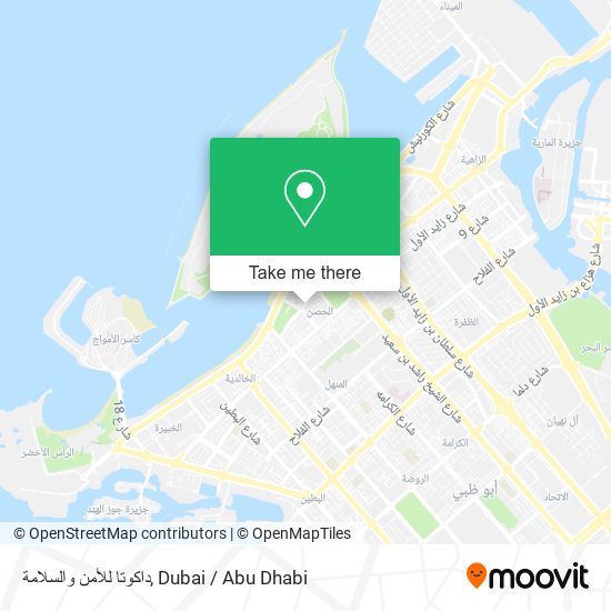 داكوتا للأمن والسلامة map