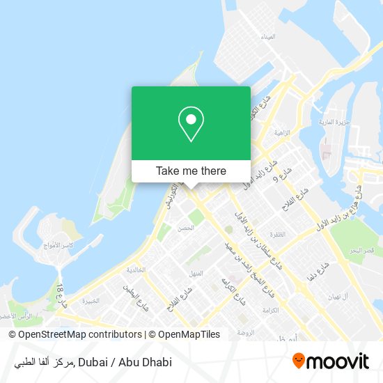 مركز ألفا الطبي map