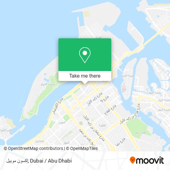 إكسون موبيل map
