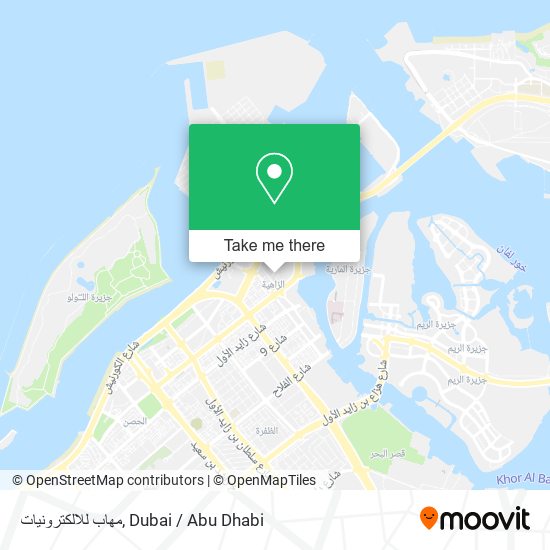 مهاب للالكترونيات map