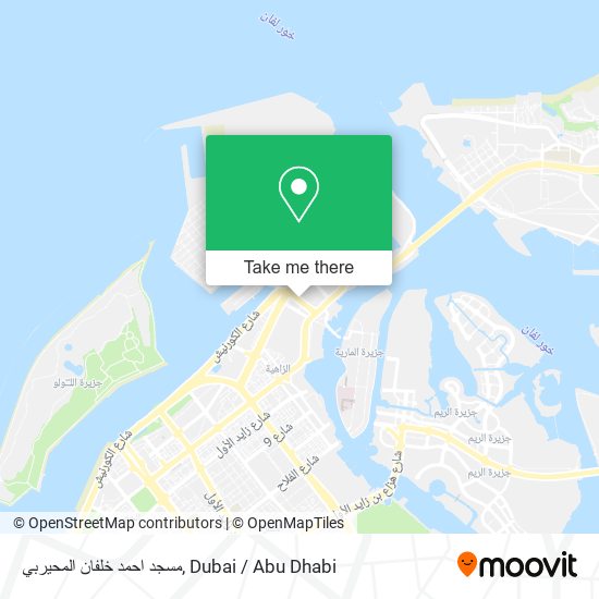 مسجد احمد خلفان المحيربي map