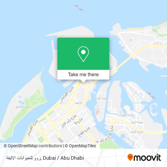 زوو للحيوانات الاليفة map