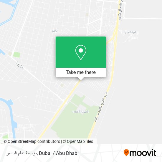 مؤسسة عالم الستائر map