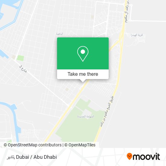 تادير map