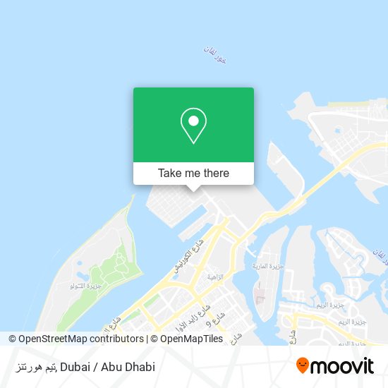 تيم هورتنز map