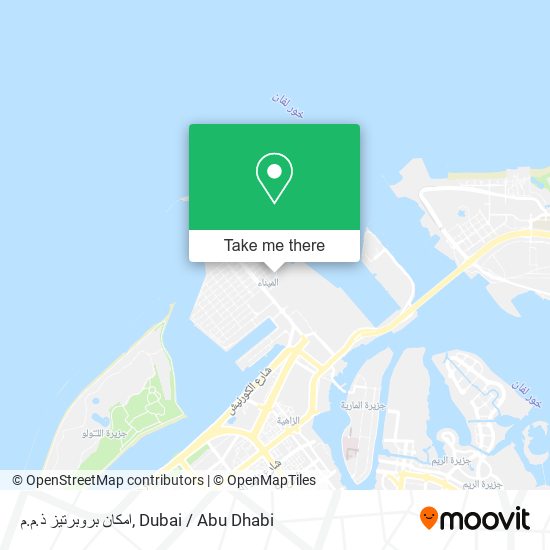 امكان بروبرتيز ذ.م.م map