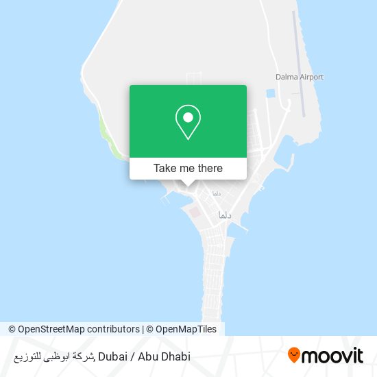 شركة ابوظبى للتوزيع map
