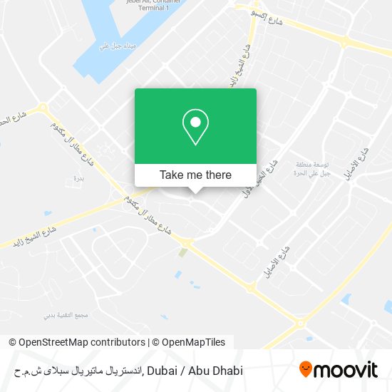 اندستريال ماتيريال سبلاى ش.م.ح map