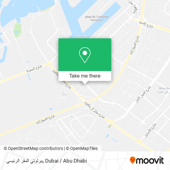 بيرلوتي المقر الرئيسي map