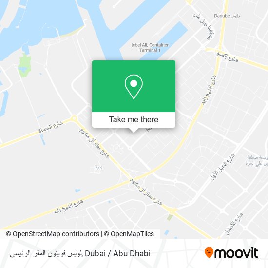 لويس فويتون المقر الرئيسي map