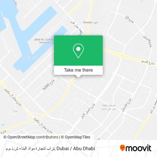 تراب لتجارة مواد البناء ش.ذ.م.م map