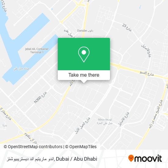 اندو ماريتيم اند ديستريبيوشنز map