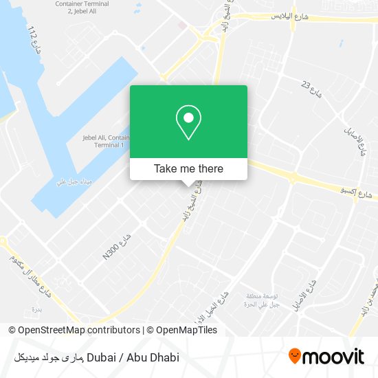 مارى جولد ميديكل map