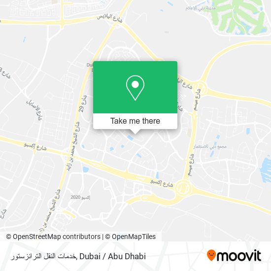 خدمات النقل الترانزستور map