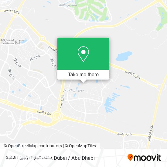 فيتاتك لتجارة الاجهزة الطبية map