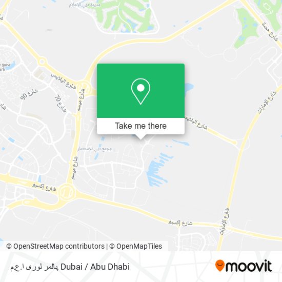 بالمر لورى ا.ع.م map
