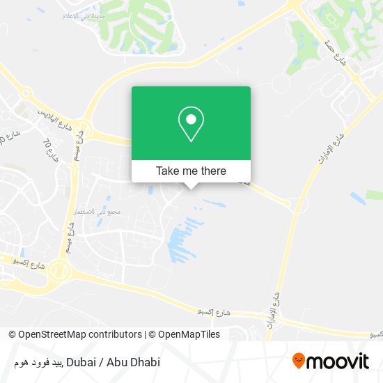 بيد فوود هوم map