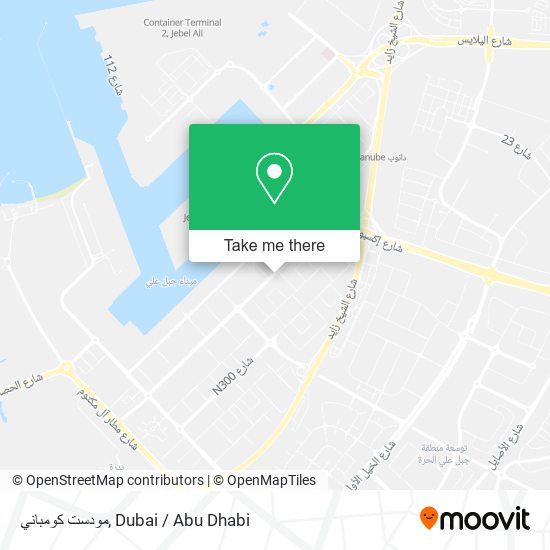 مودست كومباني map